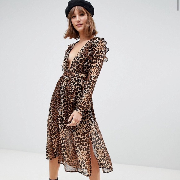 Glamorous Dresses & Skirts - Leopard midi dress